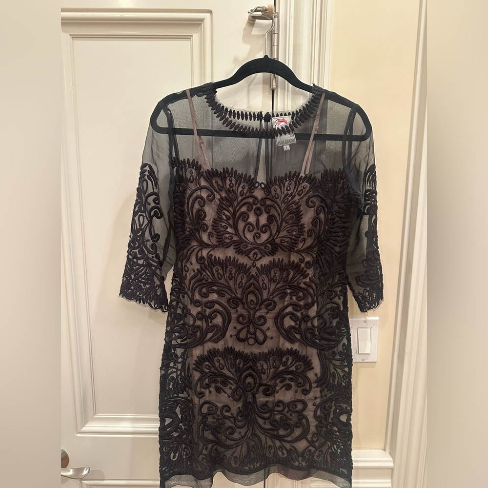 Yoana Baraschi black dress